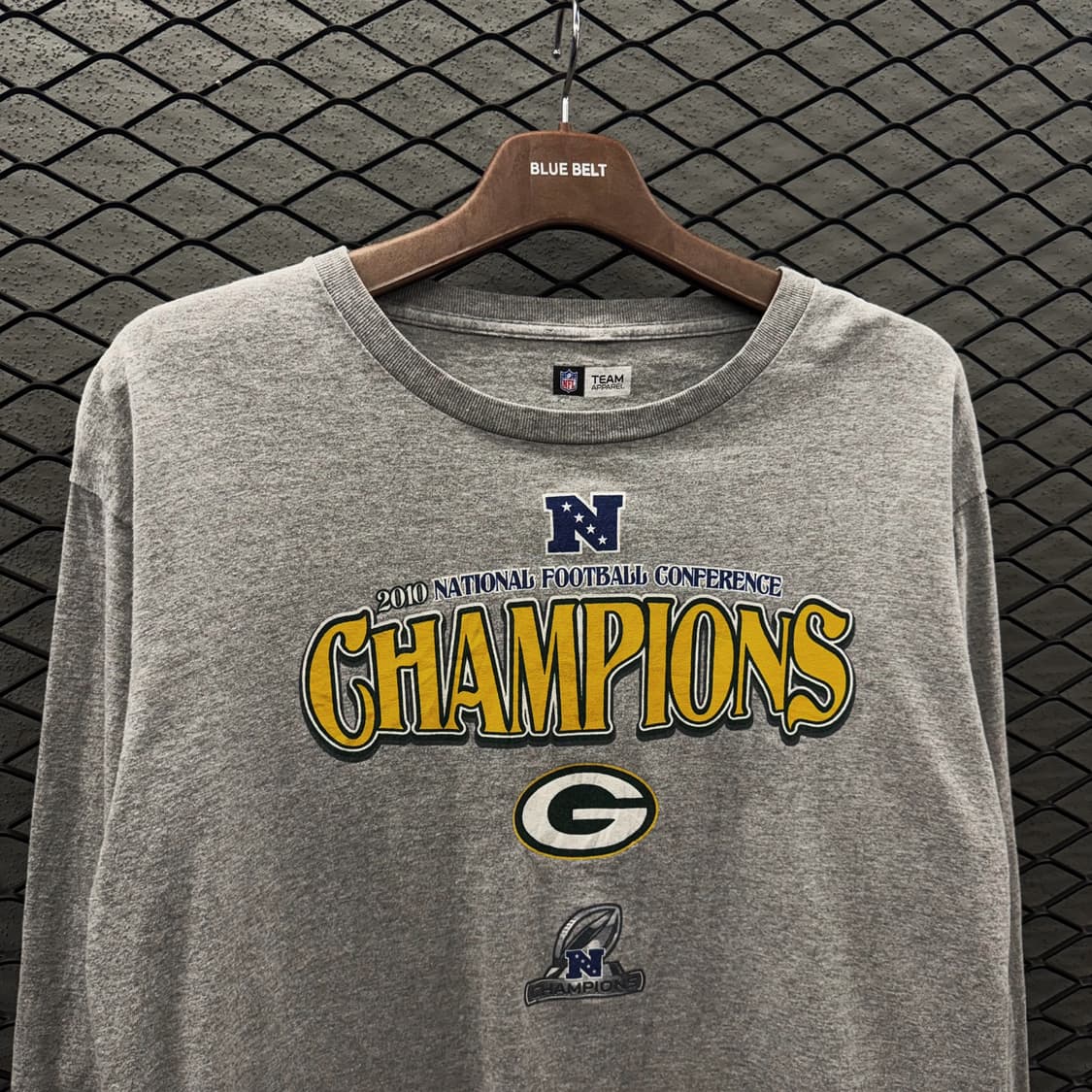 빈티지 롱슬리브 팩커스 챔피언스 그래픽 시보리 디테일 그레이 상품이미지4