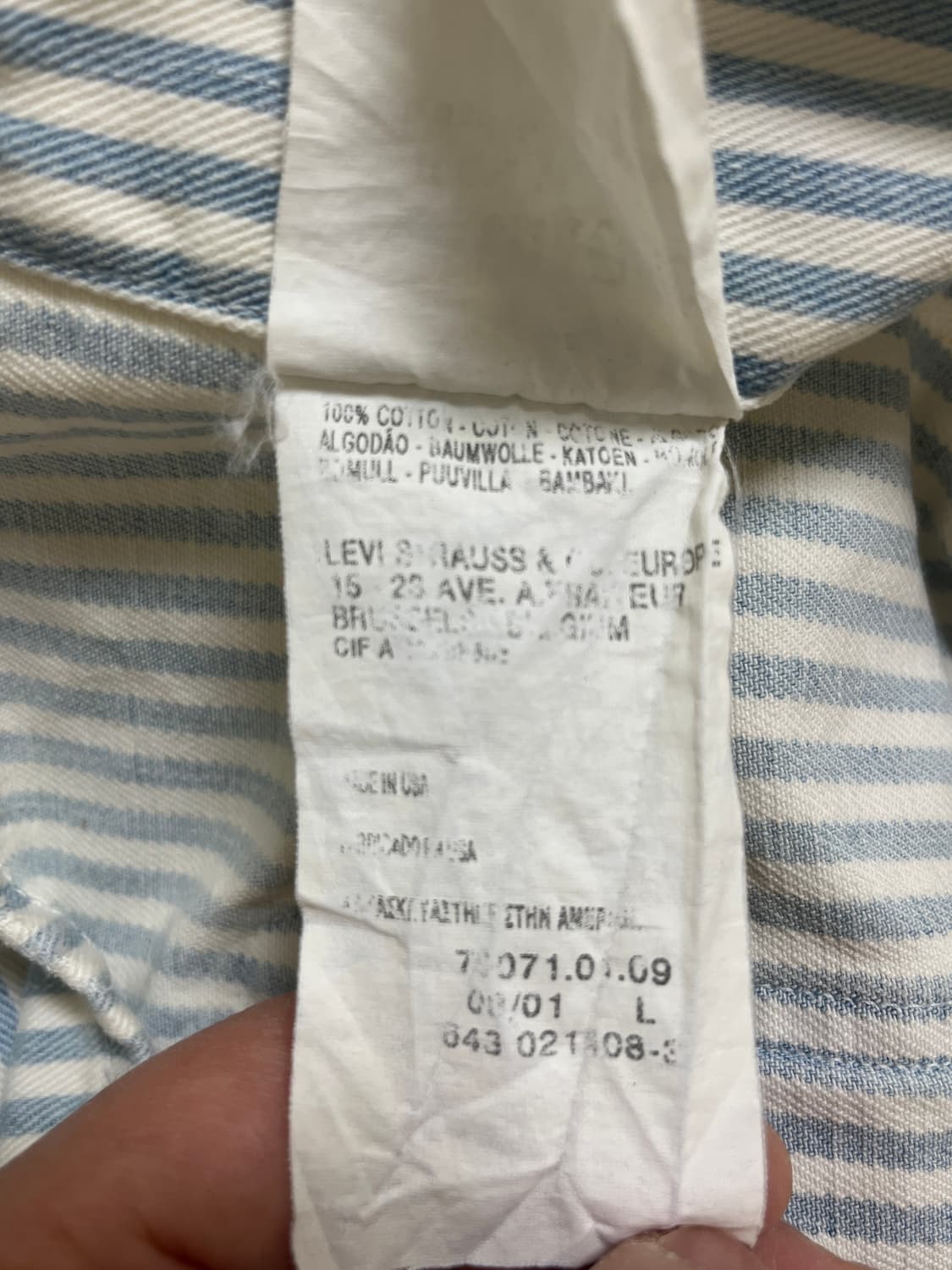 리바이스빈티지클로딩 LVC1917 Sun Worn 히코리 색코트 L 상품이미지9