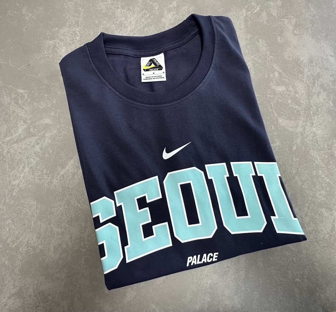 나이키x팔라스 SEOUL 서울 반팔 네이비 상품이미지5
