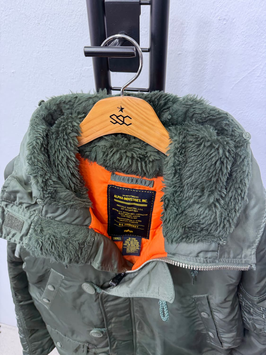 정품) 알파인더스트리 N-3B 항공 패딩 S 상품이미지4