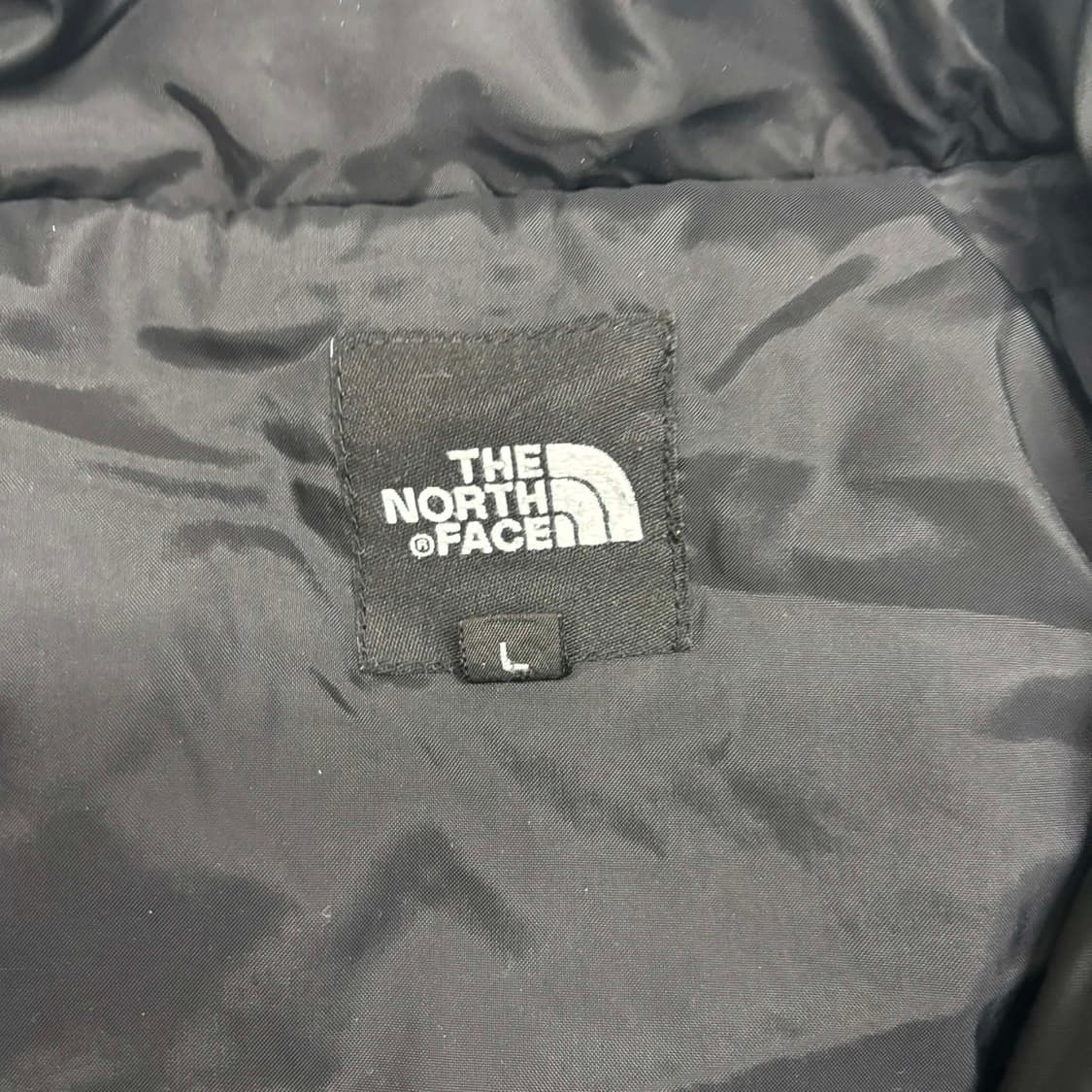 노스페이스 다이아 퀄팅 고프코어 블랙 경량패딩 자켓(L) 상품이미지4