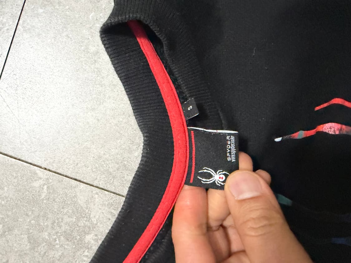 스파이더  로고 패치 스웻셔츠  44~55size    상품이미지3