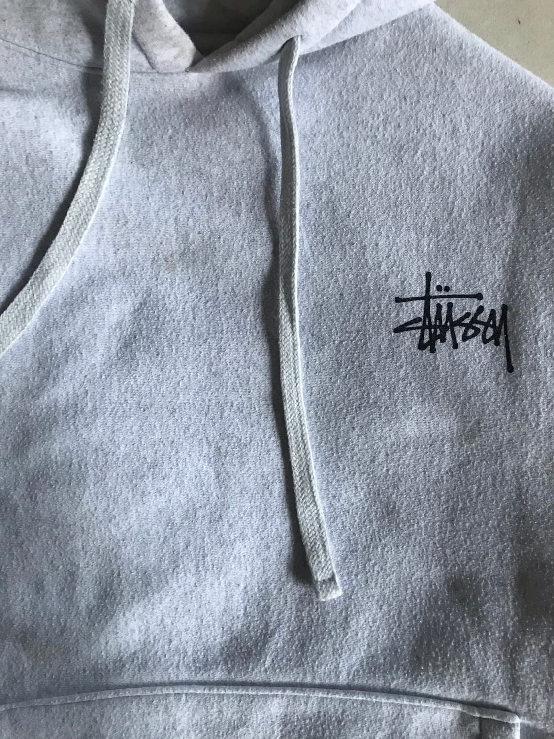 스투시 오버핏 멜란지 후드티 상품이미지7