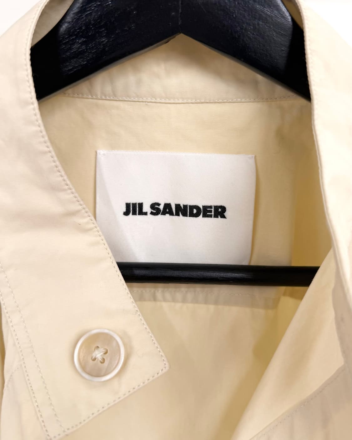 질샌더 베이지 코튼 포플린 롱슬리브 셔츠 상품이미지7