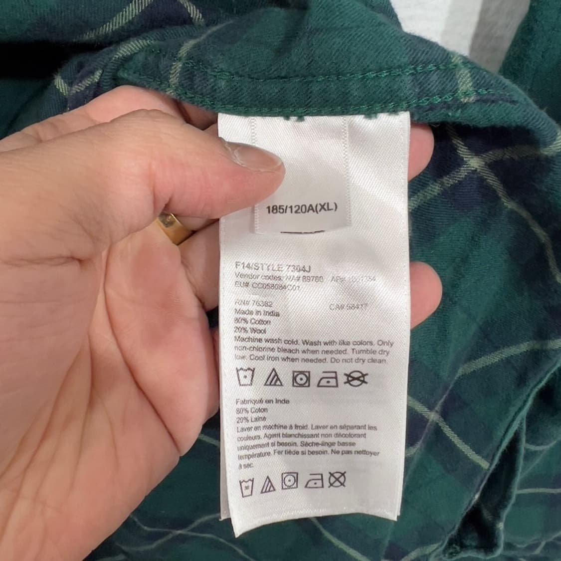 팀버랜드 워크 체크셔츠 상품이미지6