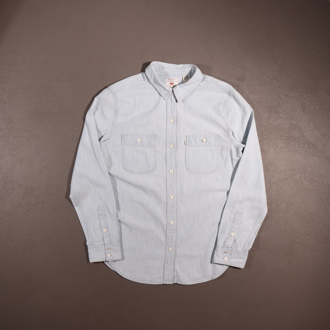 리바이스 데님 스트라이프 셔츠 상품이미지1