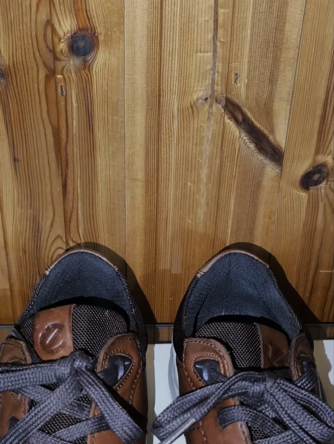 255mm 에코 아스터 소가죽 스니커즈 브라운 상품이미지4