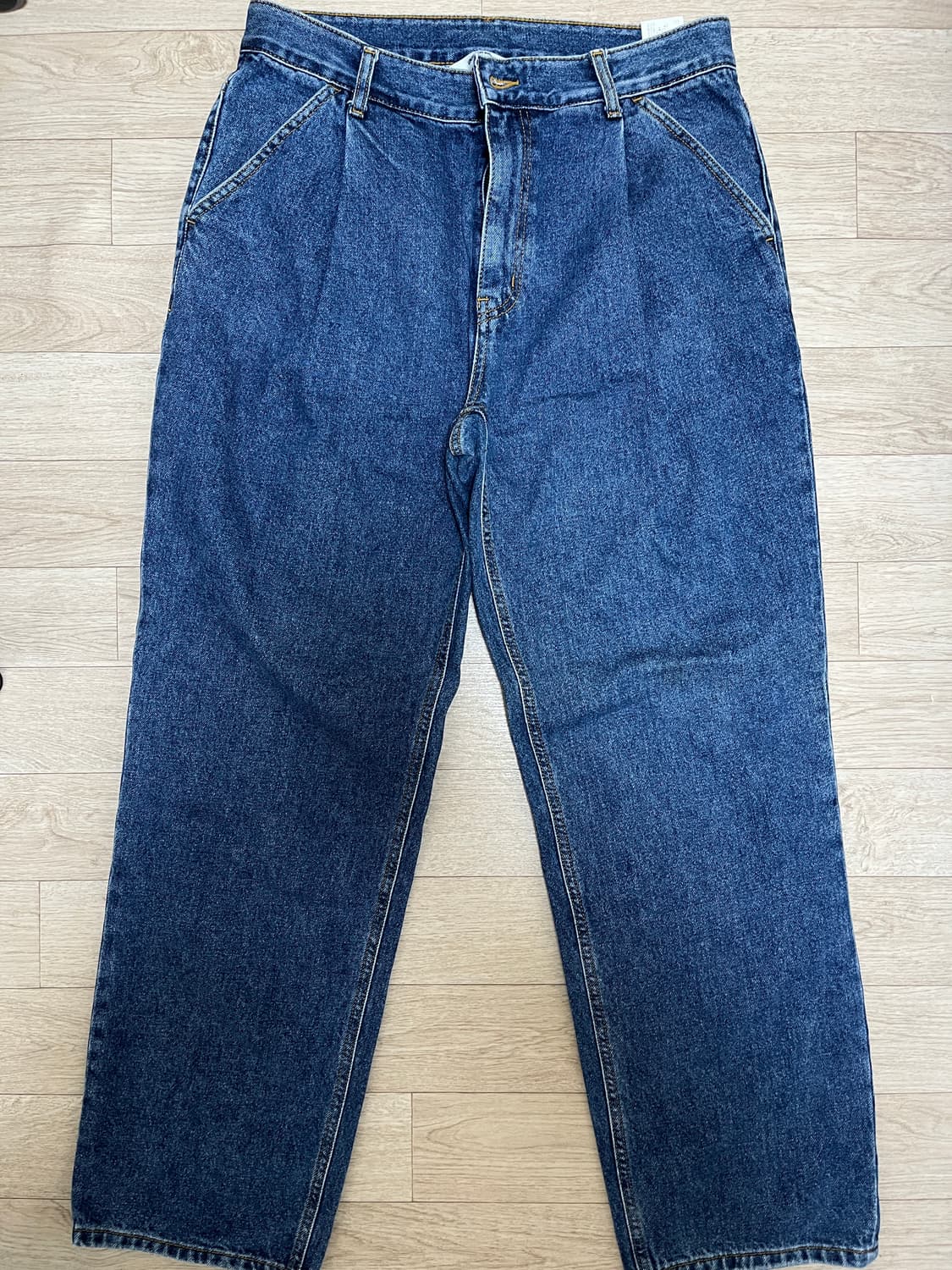 유니폼브릿지 원턱 청바지 상품이미지1