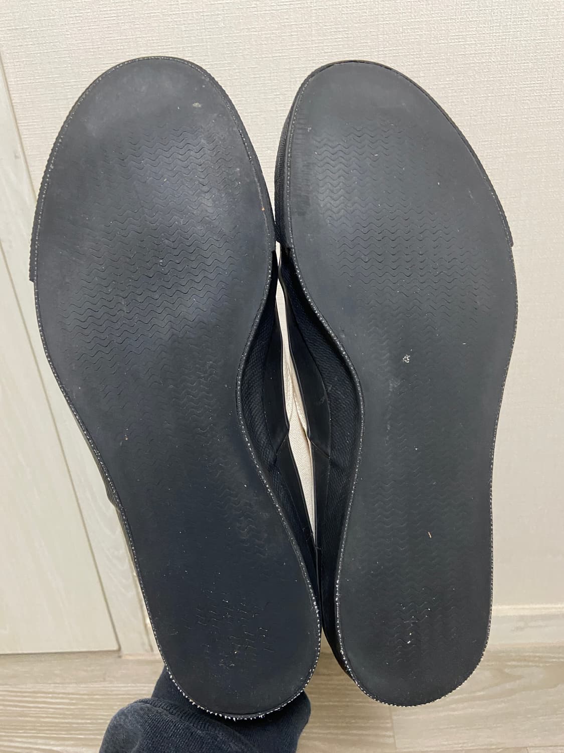[280] WAKOUWA Deck Shoes Natural/Black 상품이미지5