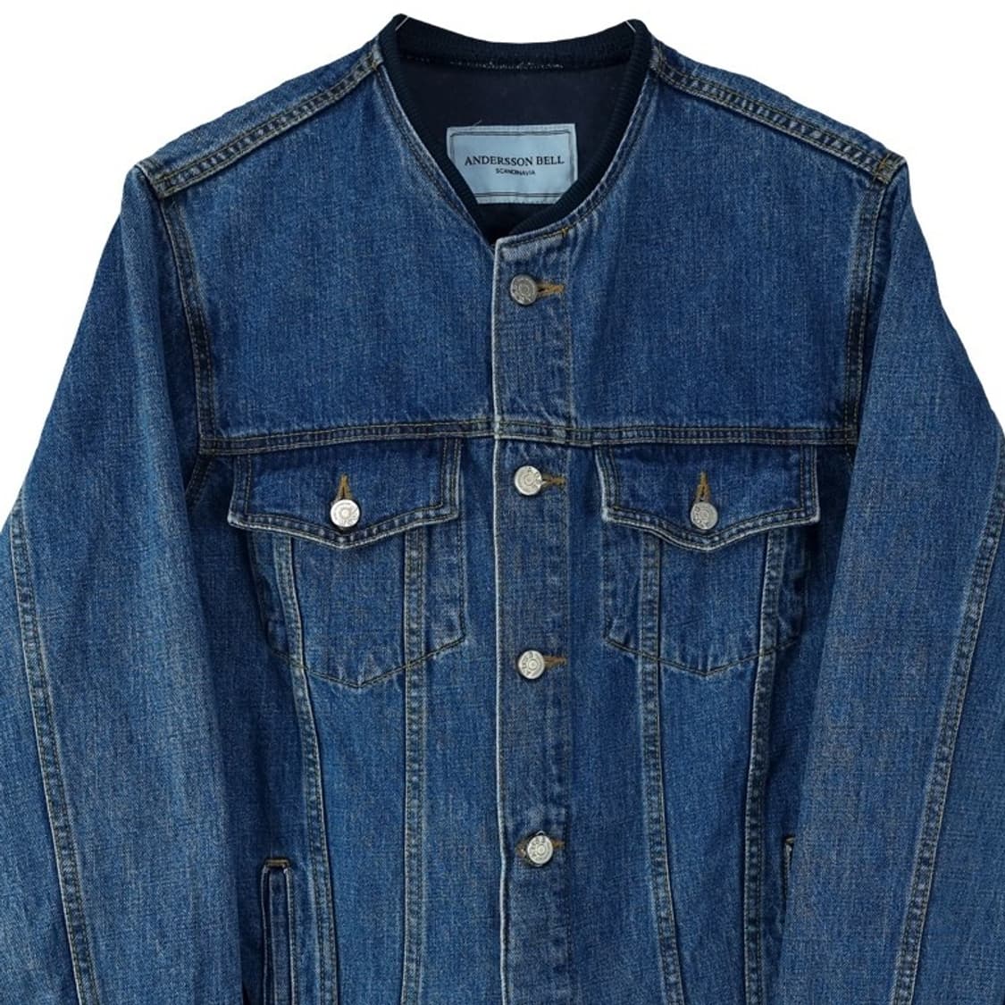 [앤더슨벨] 16 S/S 카라리스 빈티지 가공 데님 자켓 M18487 상품이미지4