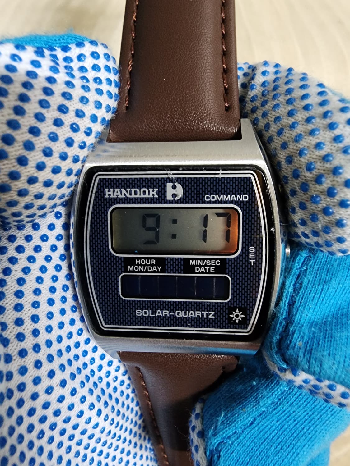 80s 한독 빈티지 솔라 쿼츠 전자시계 상품이미지10