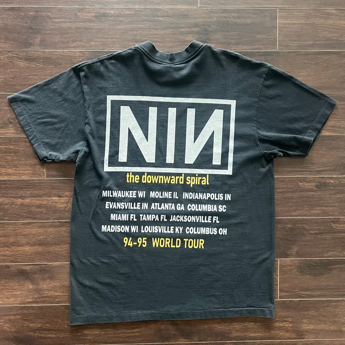 [L] NIN 나인인치네일스 밴드 부트렉 티셔츠 상품이미지4