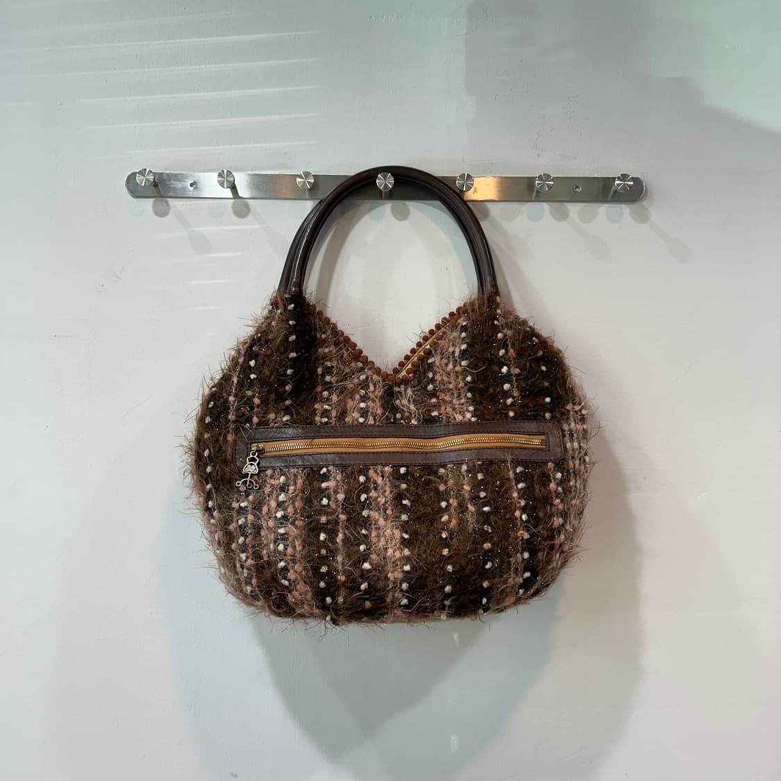 빈티지 브라운 히피 숄더백 상품이미지5