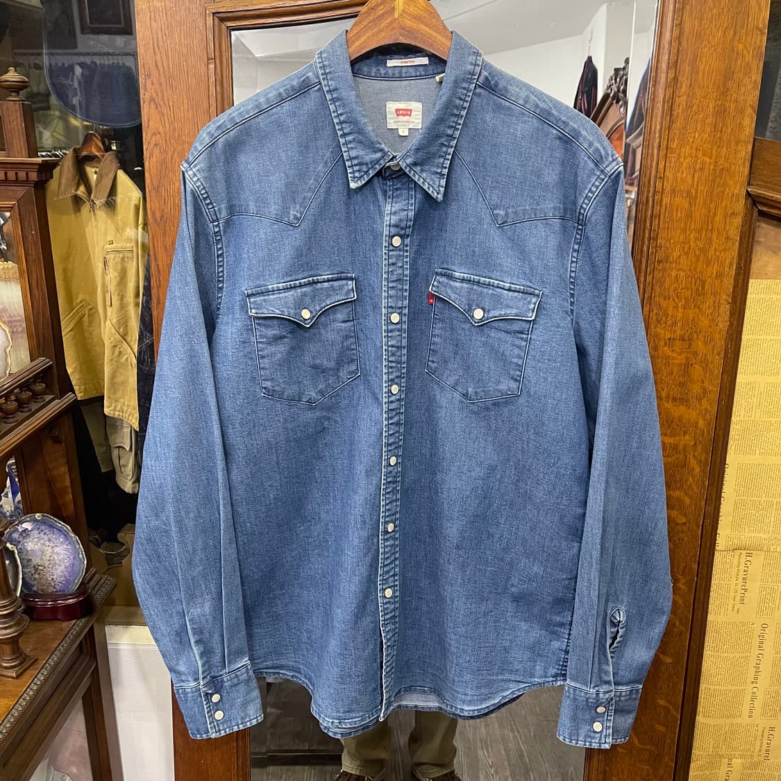 리바이스 데님 웨스턴 셔츠 상품이미지1
