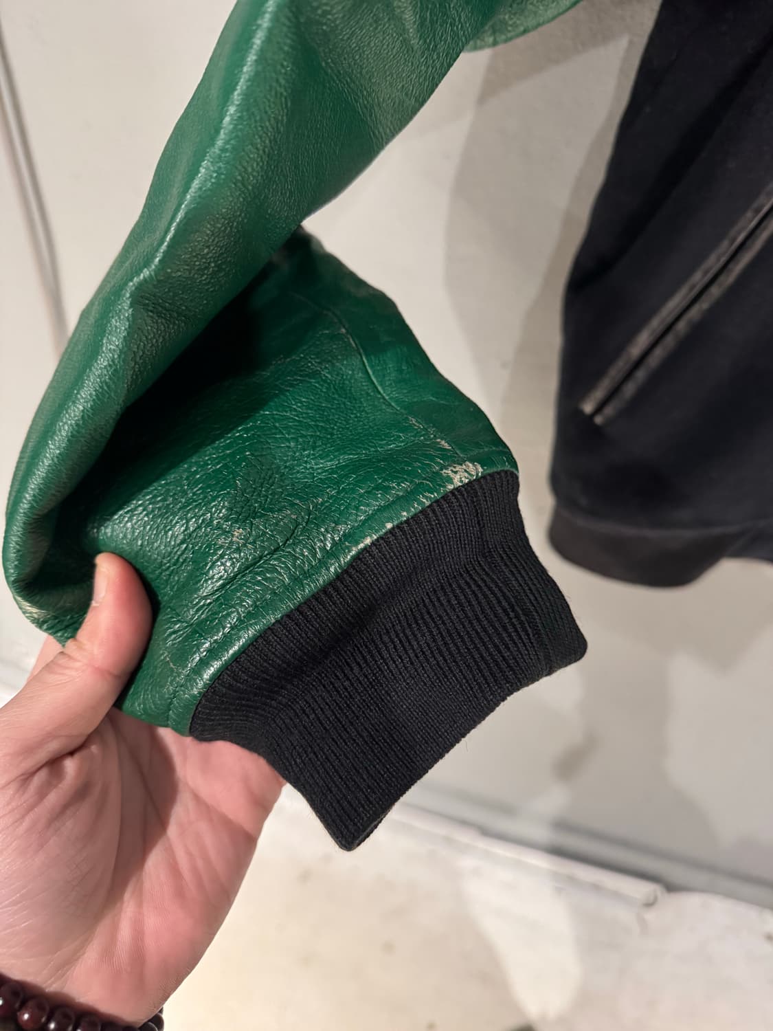 마스터피스 레더암 울 바시티 자켓  상품이미지7