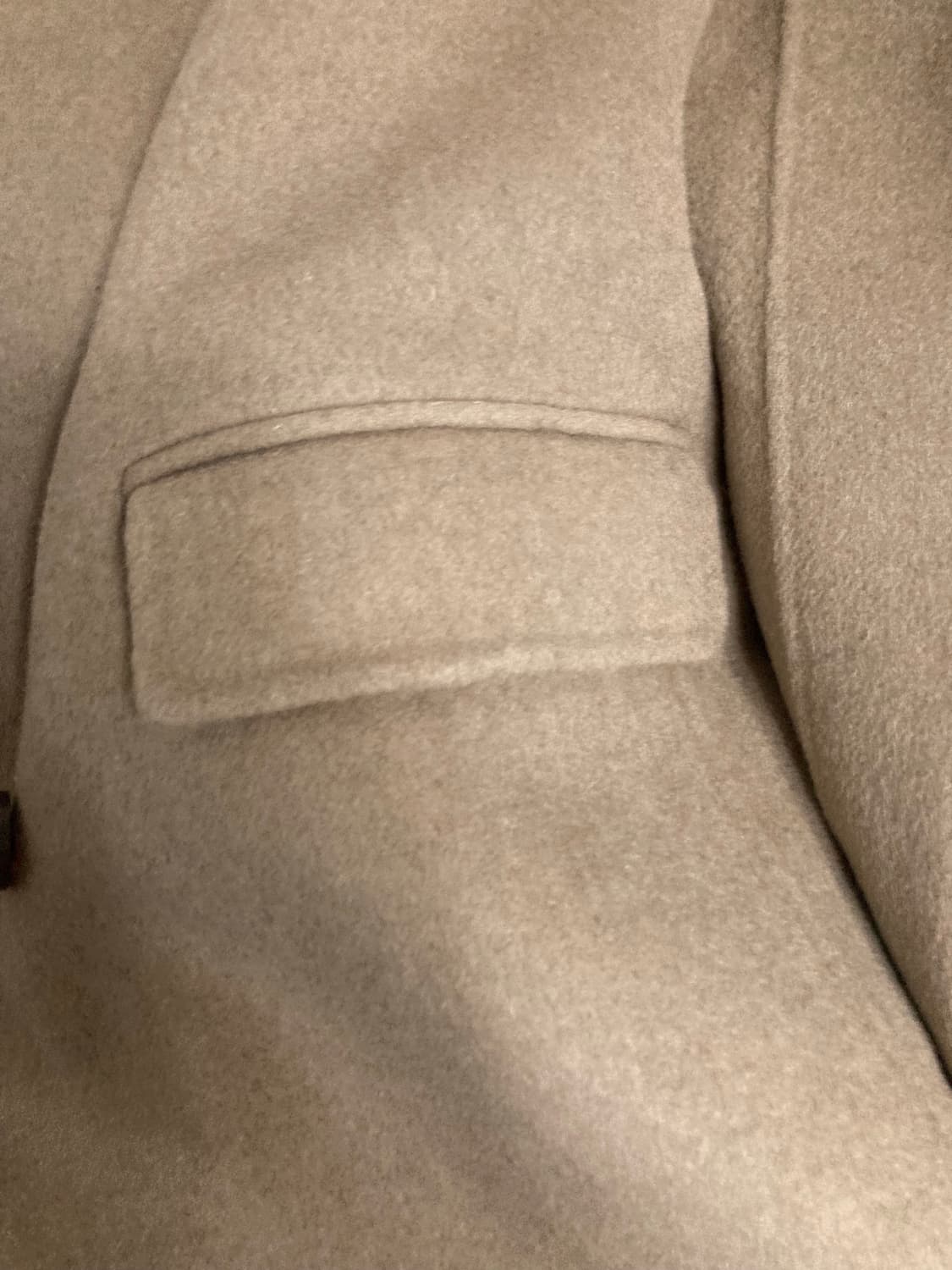 르마드 울 세미오버 코트 카멜 3사이드팔아요 상품이미지3