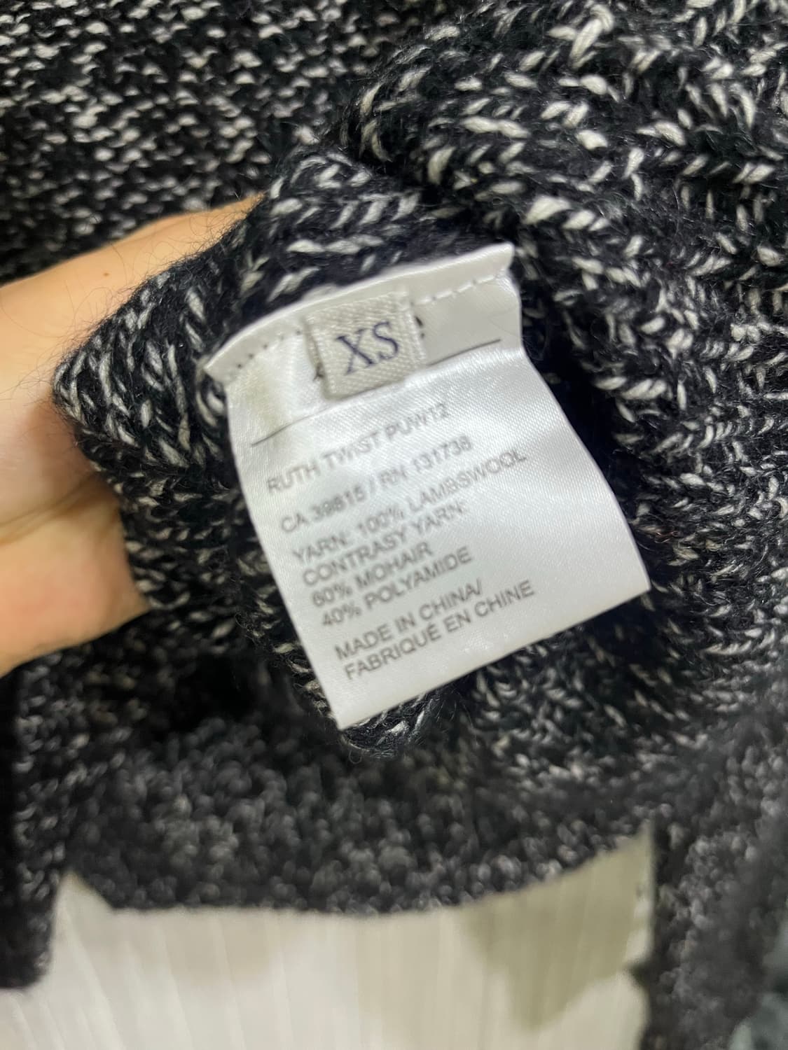 아크네 스튜디오 블랙 니트 xs 상품이미지3