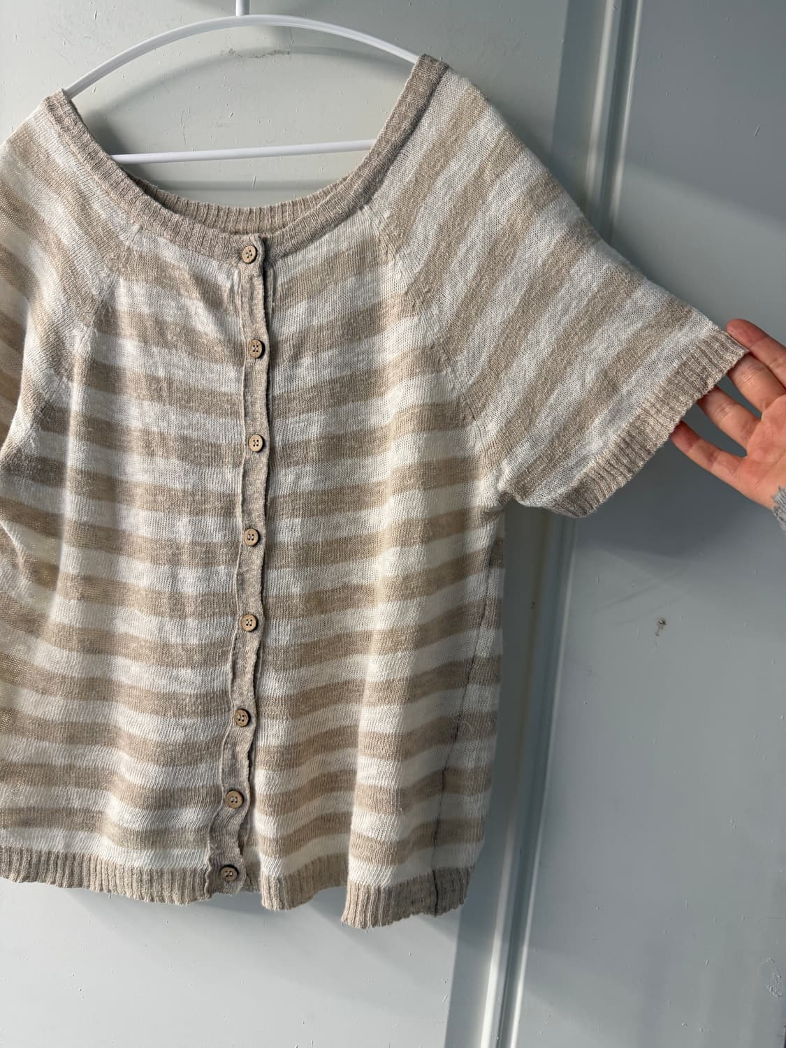 일본빈티지 모리 레이어드 가디건 상품이미지6