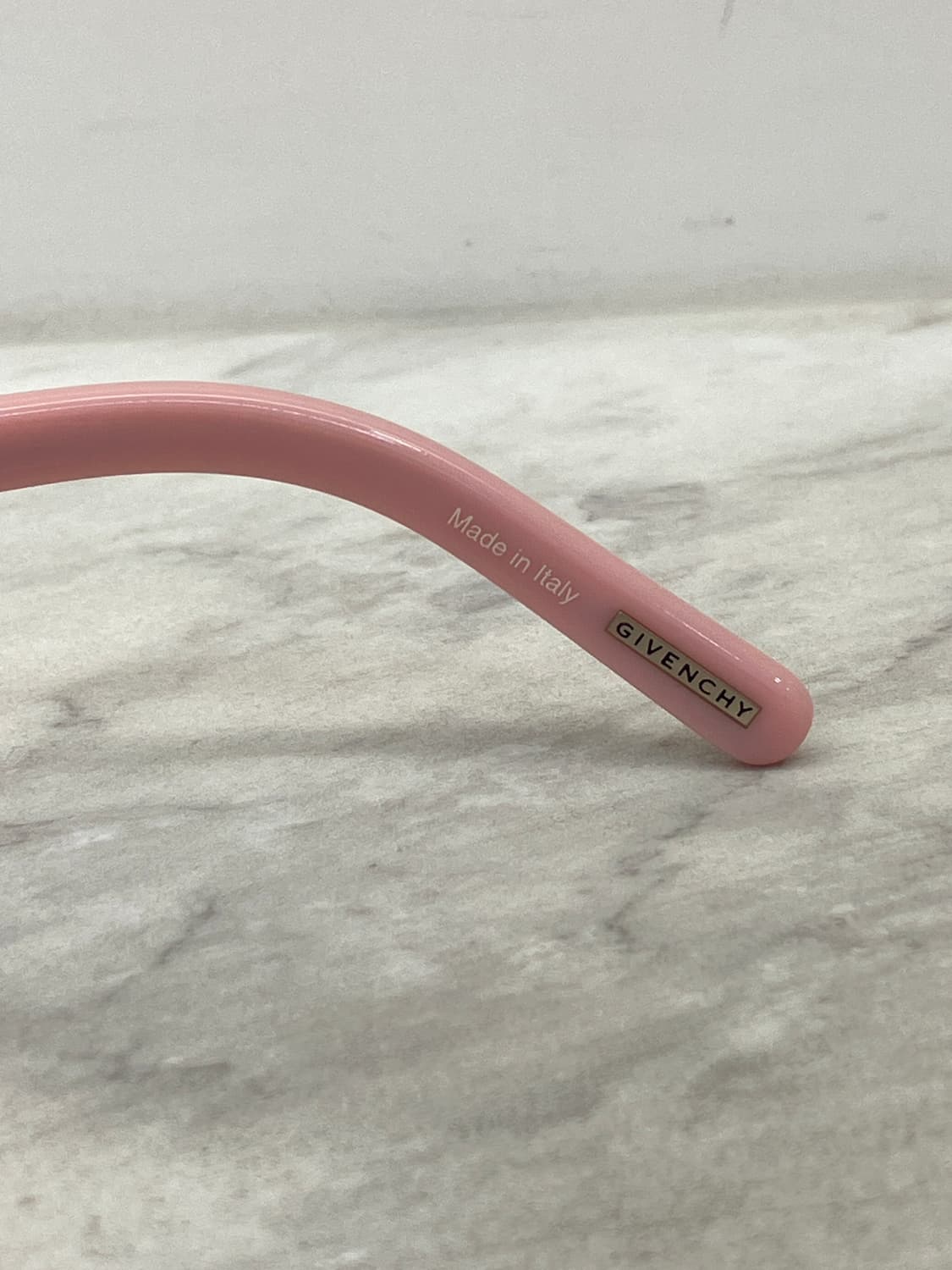 B42 지방시 GIVENCHY 레드핑크 스퀘어 큐빅 뿔테 안경 상품이미지8