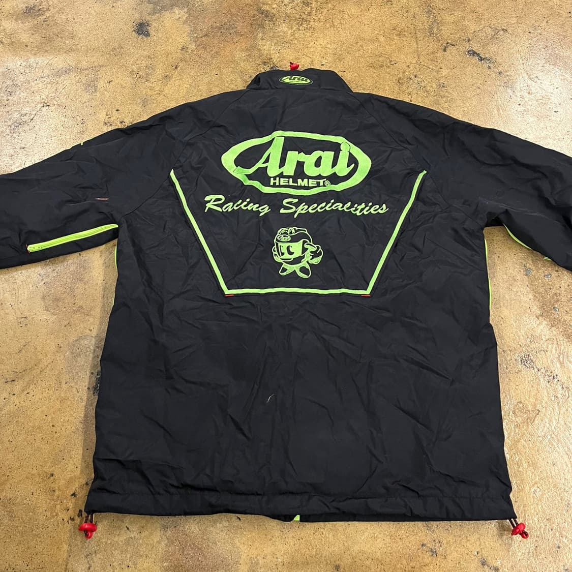 [정품/XL] Arai 아라이 블랙 바람막이 자켓 b17 상품이미지4