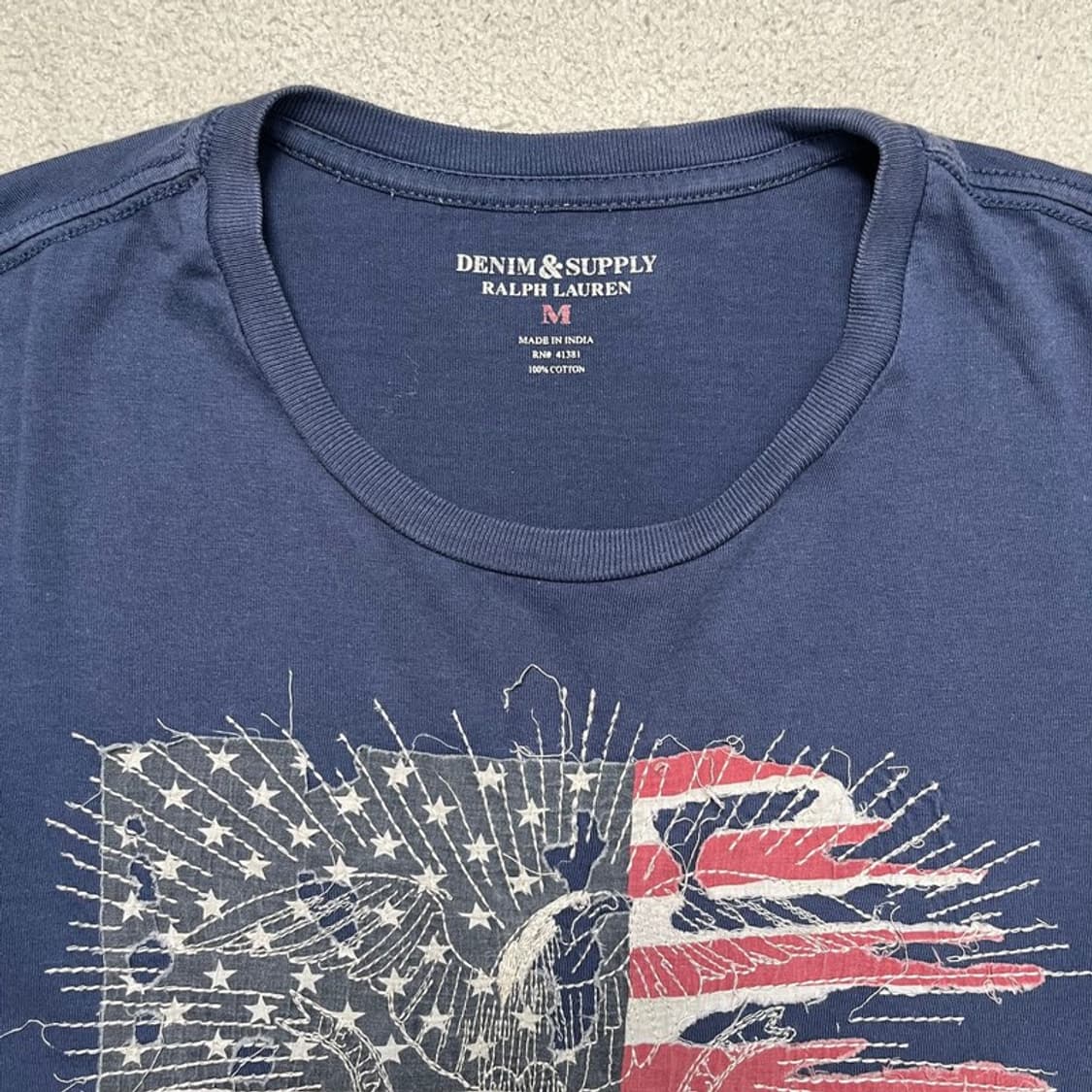  DENIM & SUPPLY 랄프로렌 프린팅 반팔 티 M 상품이미지2