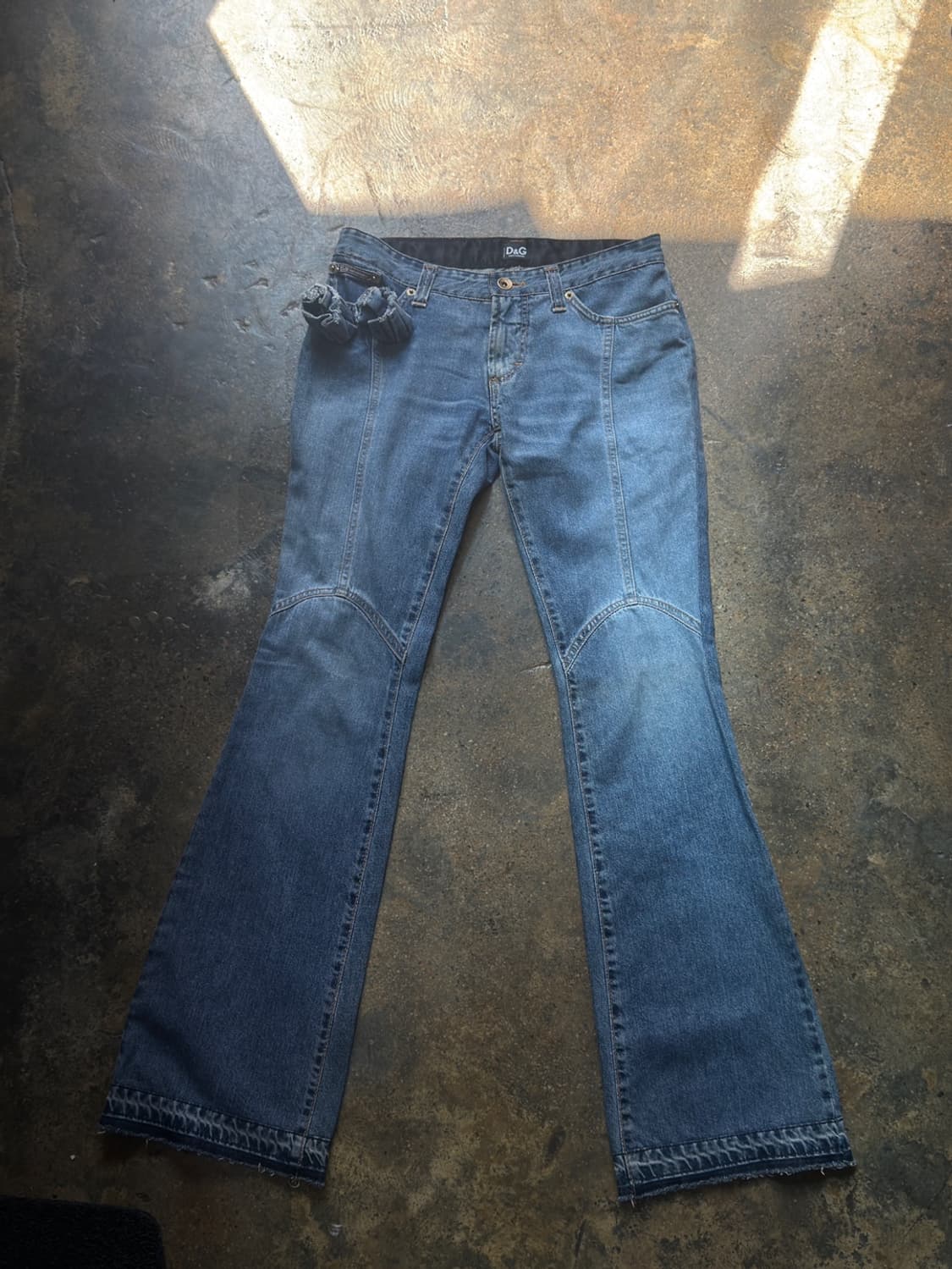 Dolce and Gabbana Flower Flare Pants 상품이미지1