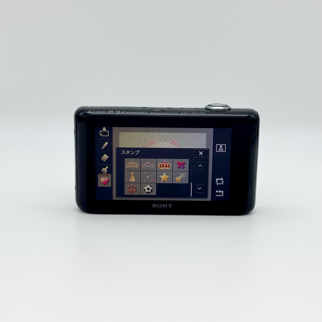 (꾸미기 기능) 소니 사이버샷 DSC-WX170 빈티지디카 디지털카메라 상품이미지6