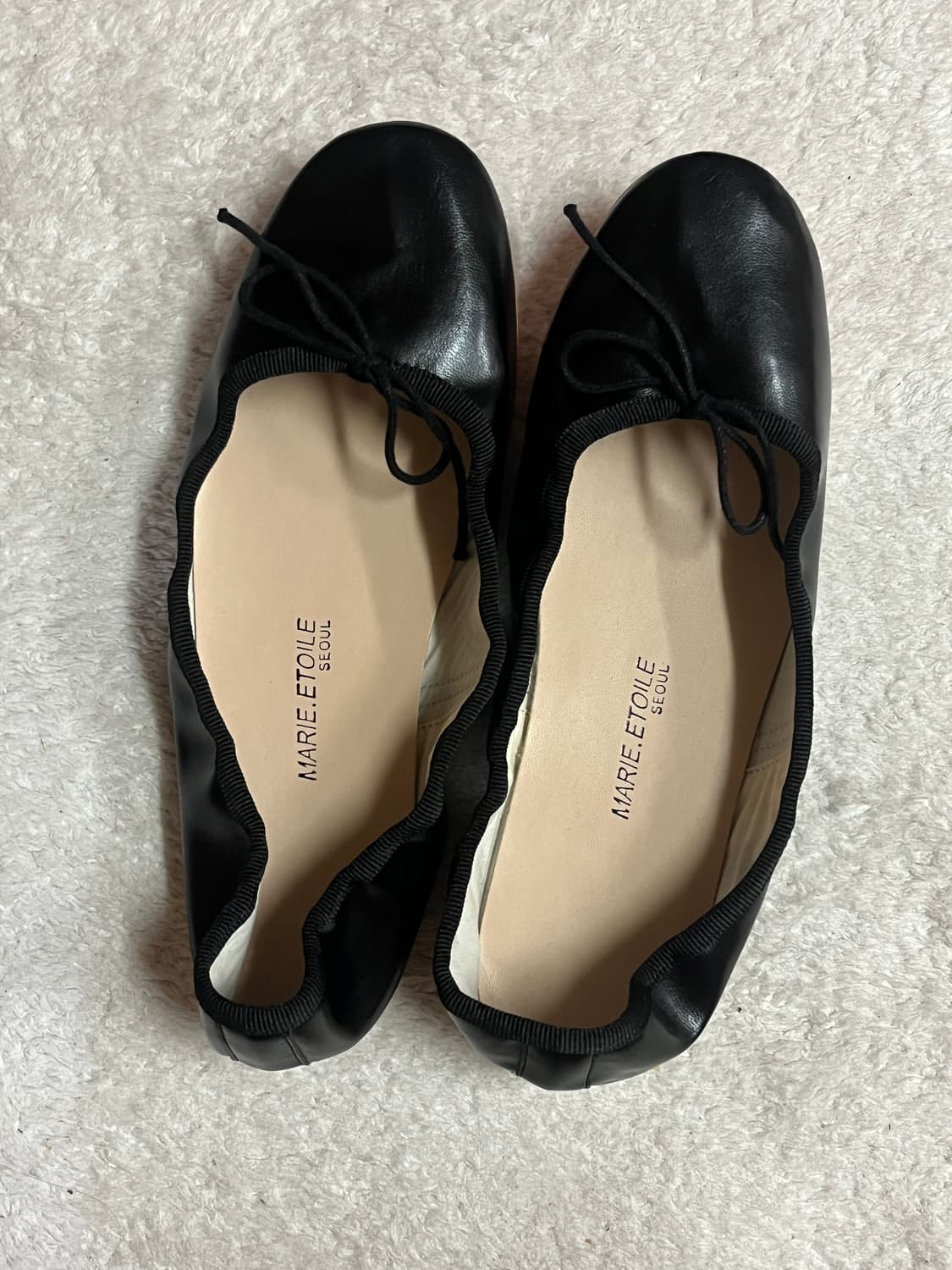 샵 페어리 light ribbon flat shoes black 245 상품이미지5