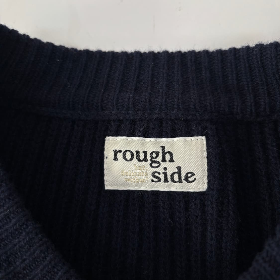 러프사이드 네이비 피셔맨 니트 상품이미지4