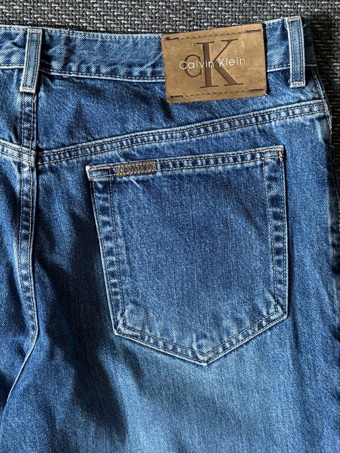 (34) 90s 캘빈클라인 중청 빈티지 데님팬츠 상품이미지7