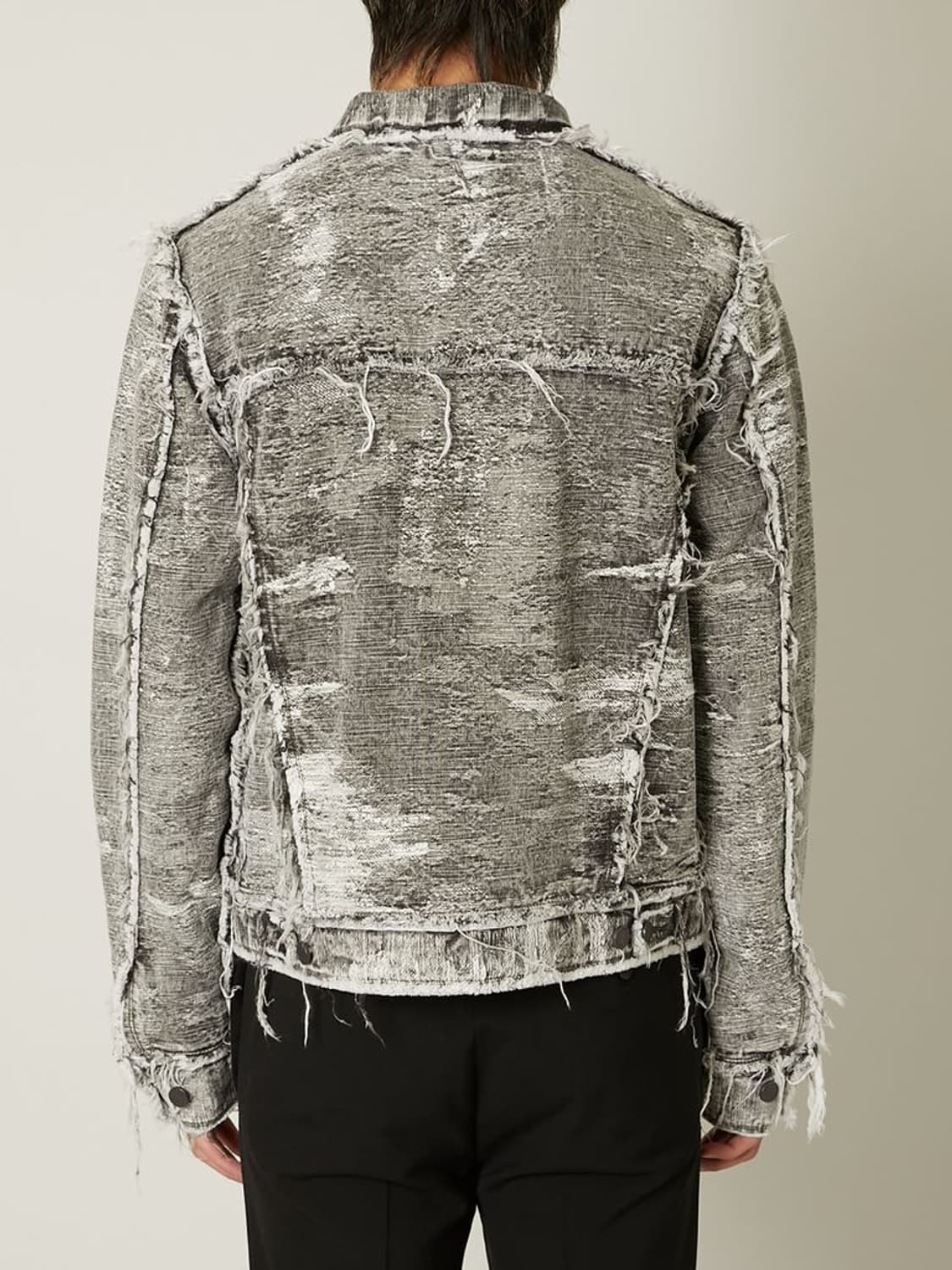 새상품 TAAKK 3rd 데님자켓 케미컬블랙 2size 상품이미지6