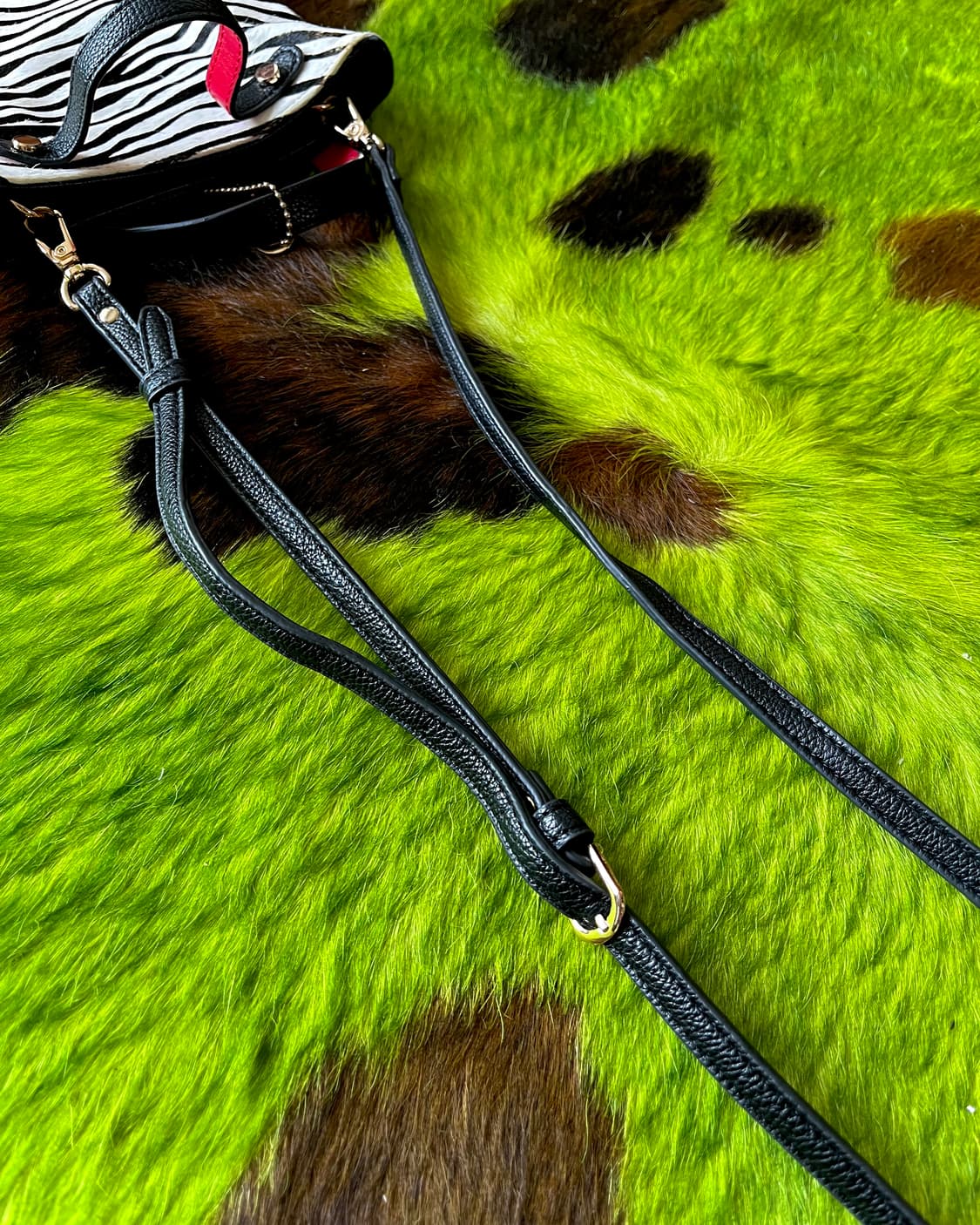 Pisoraro Tokyo Real Calf-Hair Zebra Bag 상품이미지6