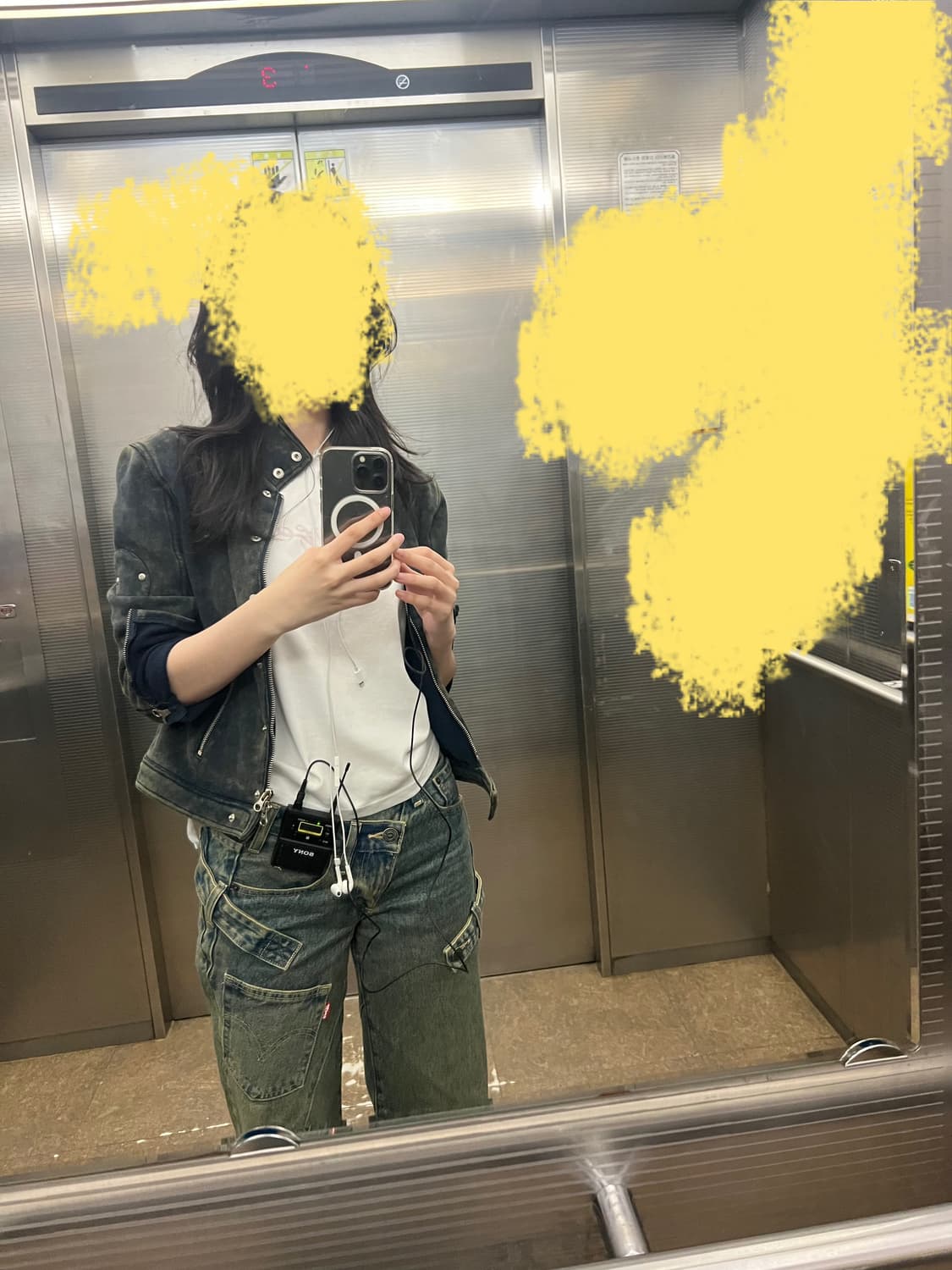 오픈와이와이 저지 바이커 자켓 상품이미지2