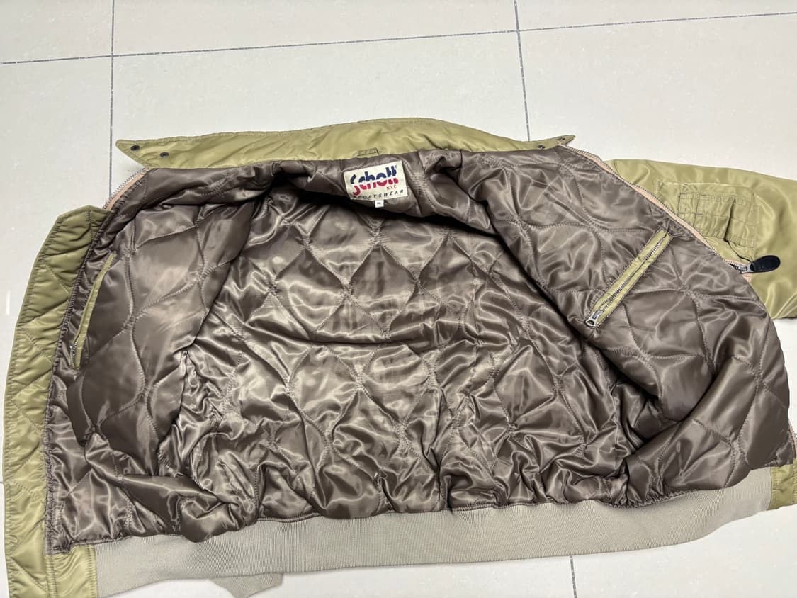 SCHOTT.NYC 쇼트 스포츠웨어 플라이트자켓(L-XL) 상품이미지4