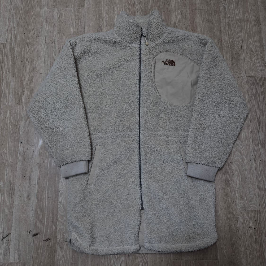 노스페이스 키즈 롱 뽀글이 후리스 플리스 자켓 (160) 상품이미지1