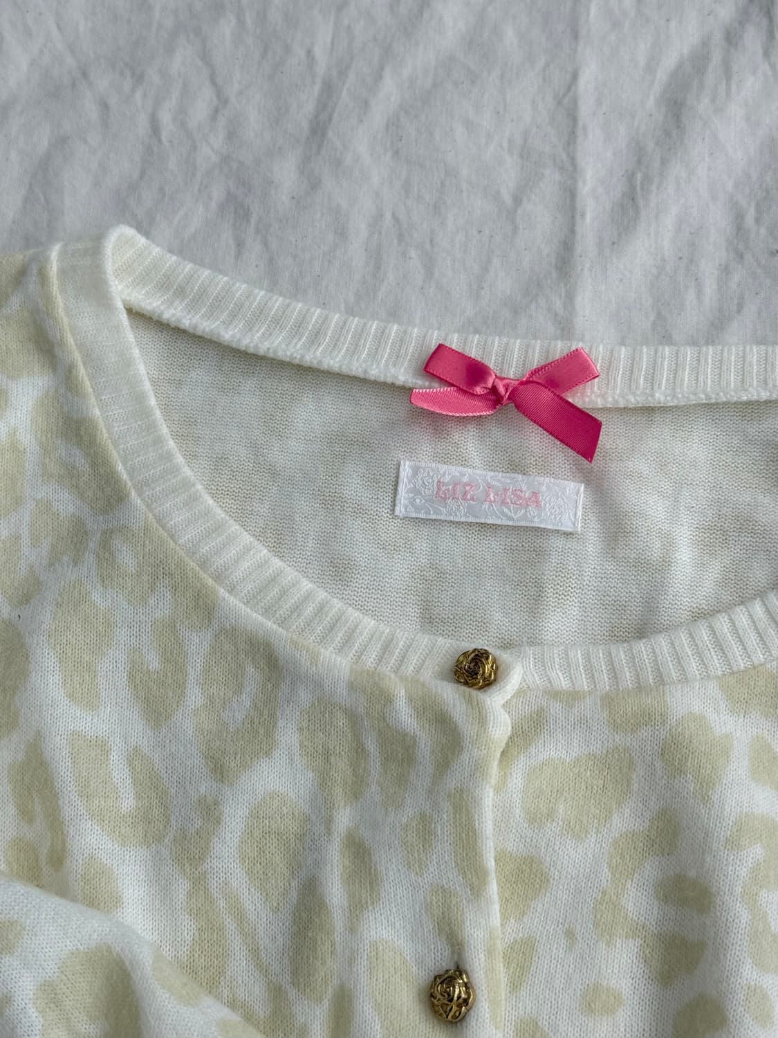 리즈리사 로걀 러블리 레이스  가디건  상품이미지5