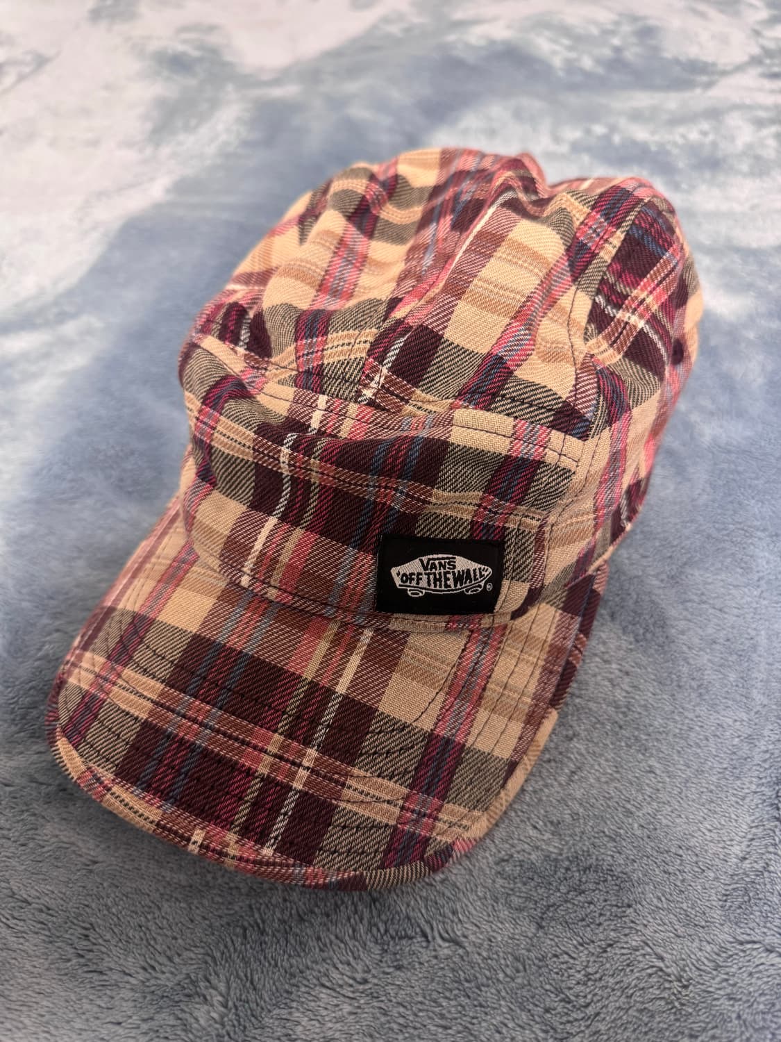 반스 빈티지 타탄체크 볼캡 상품이미지3