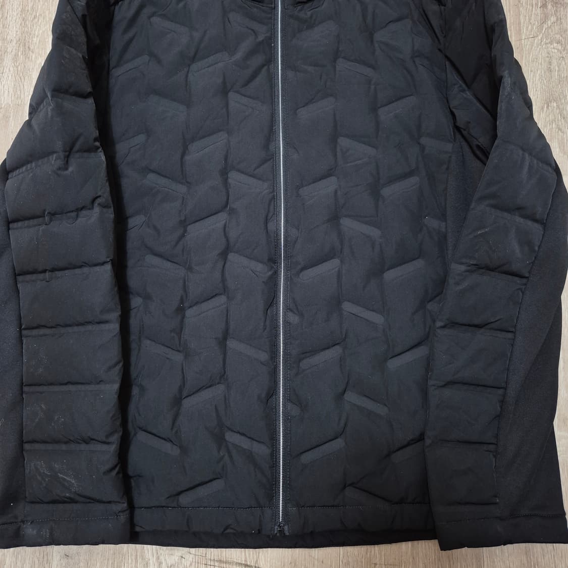 PGA 골프웨어 남성 블랙 덕다운 경량패딩 점퍼 XL(105) 상품이미지3