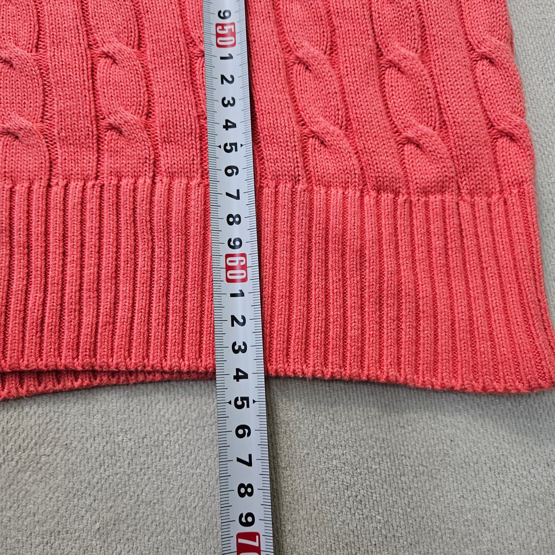 S US폴로 여성 코튼 케이블 카라 니트 0317Y 상품이미지6