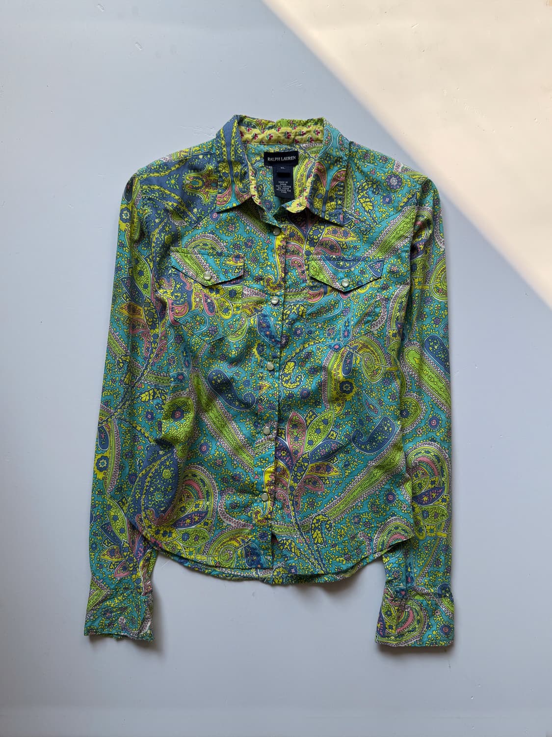 POLO RALPH LAUREN Paisley Shirt 0355 상품이미지1