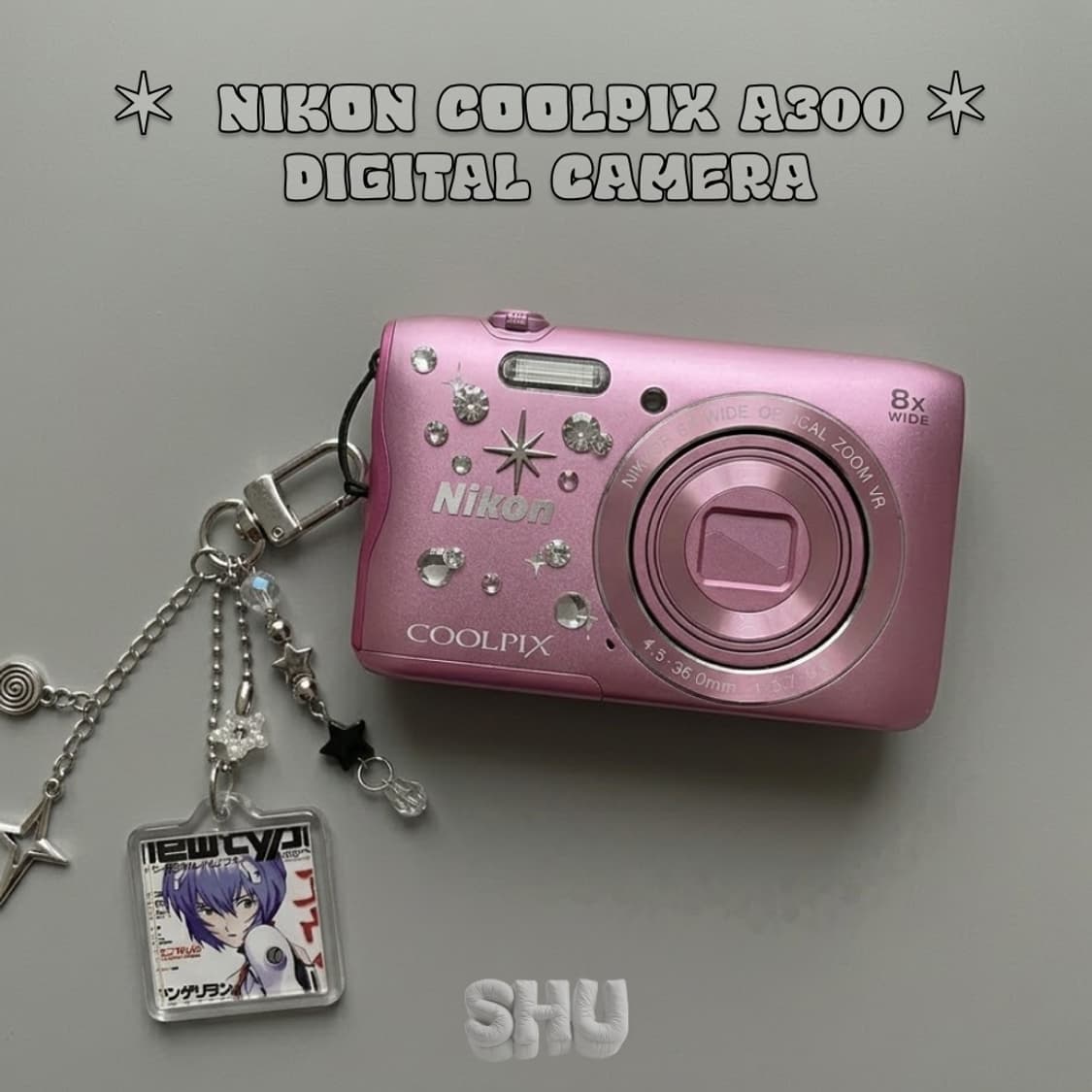 니콘 쿨픽스 A300 빈티지 디카 디지털카메라 핑크 상품이미지1