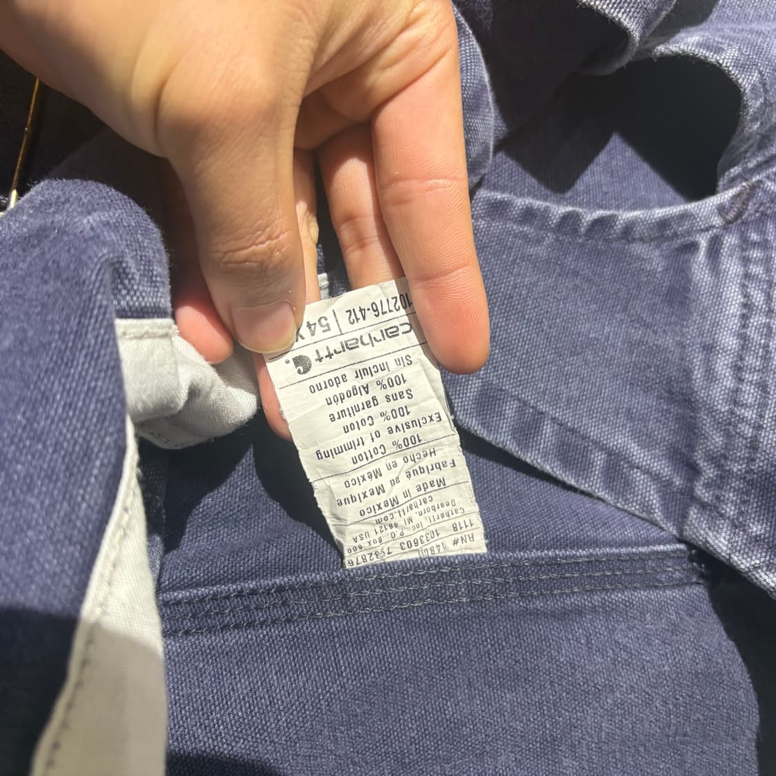 칼하트 90‘s 빈티지 오버롤 멜빵 팬츠 상품이미지8