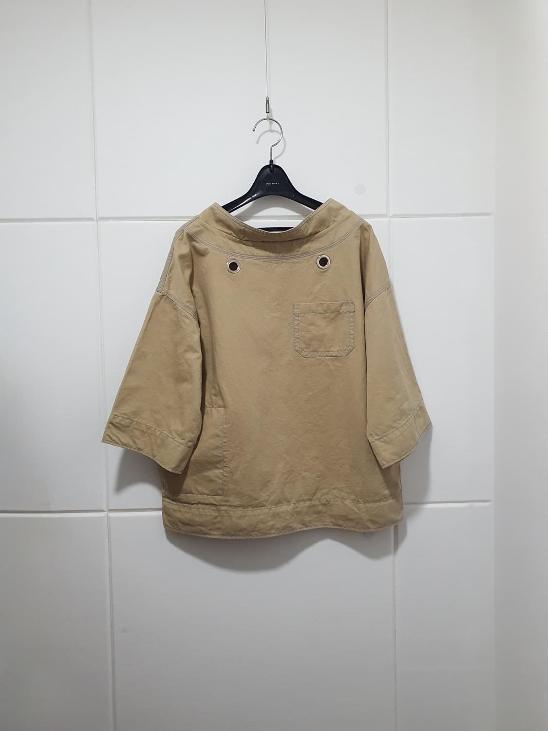 마르니 MARNI 카멜 아일렛 포켓 탑 사이즈 40 상품이미지1