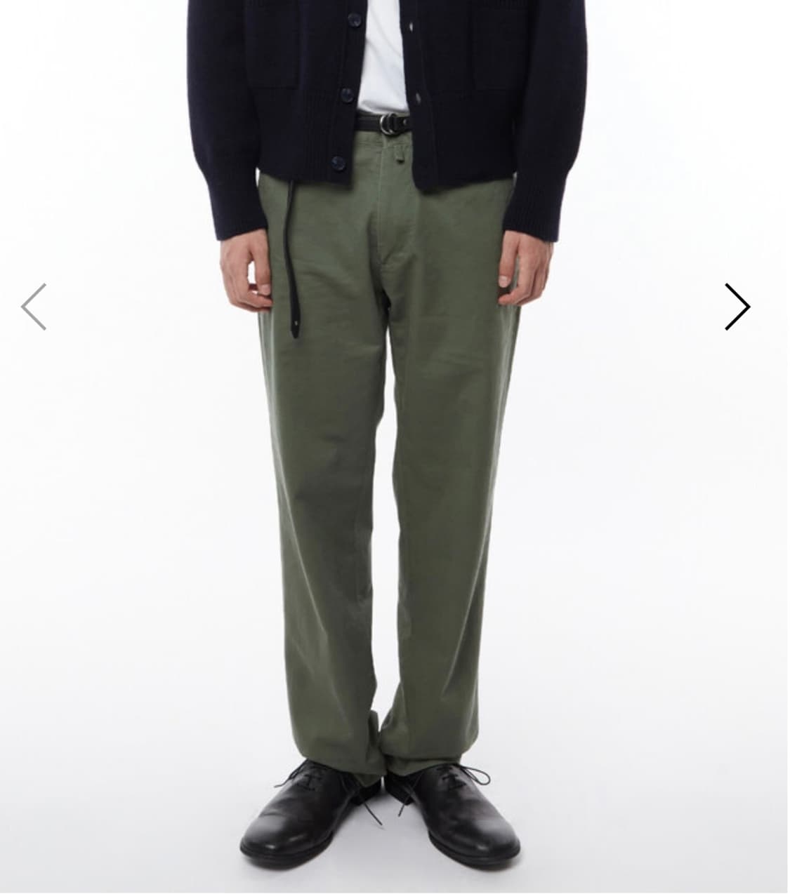 YRS Y-901 slim straight chino sage green 상품이미지1
