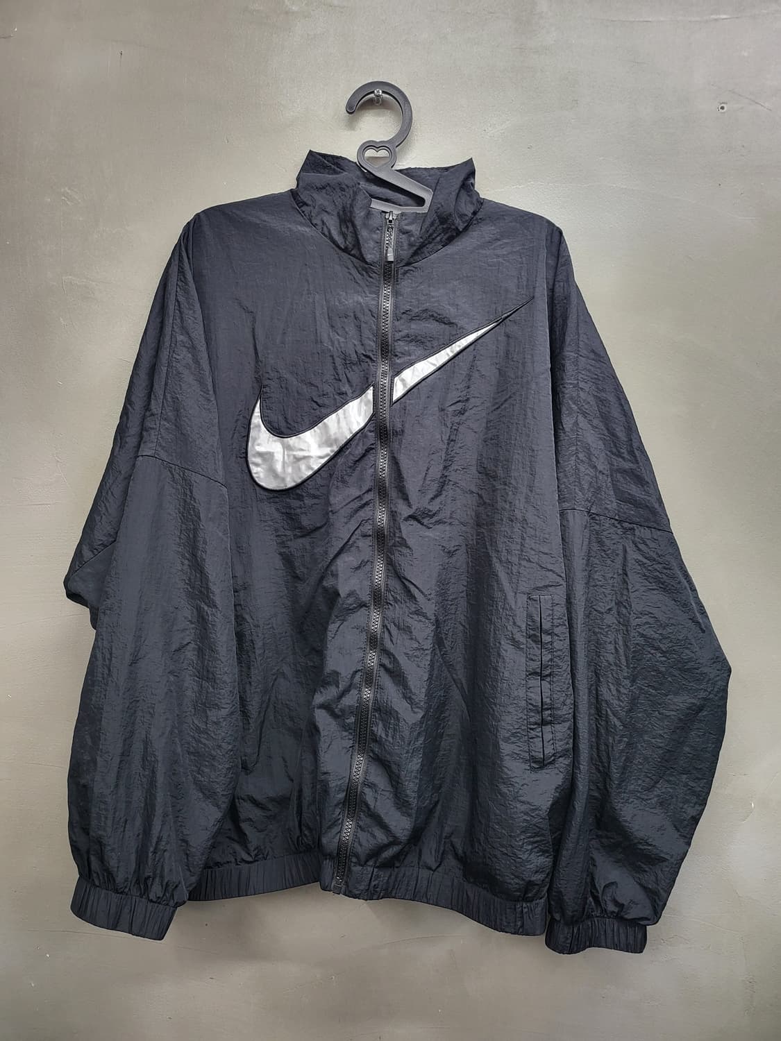 나이키 블랙 바람막이 점퍼 2xl 가슴70기장67 상품이미지1