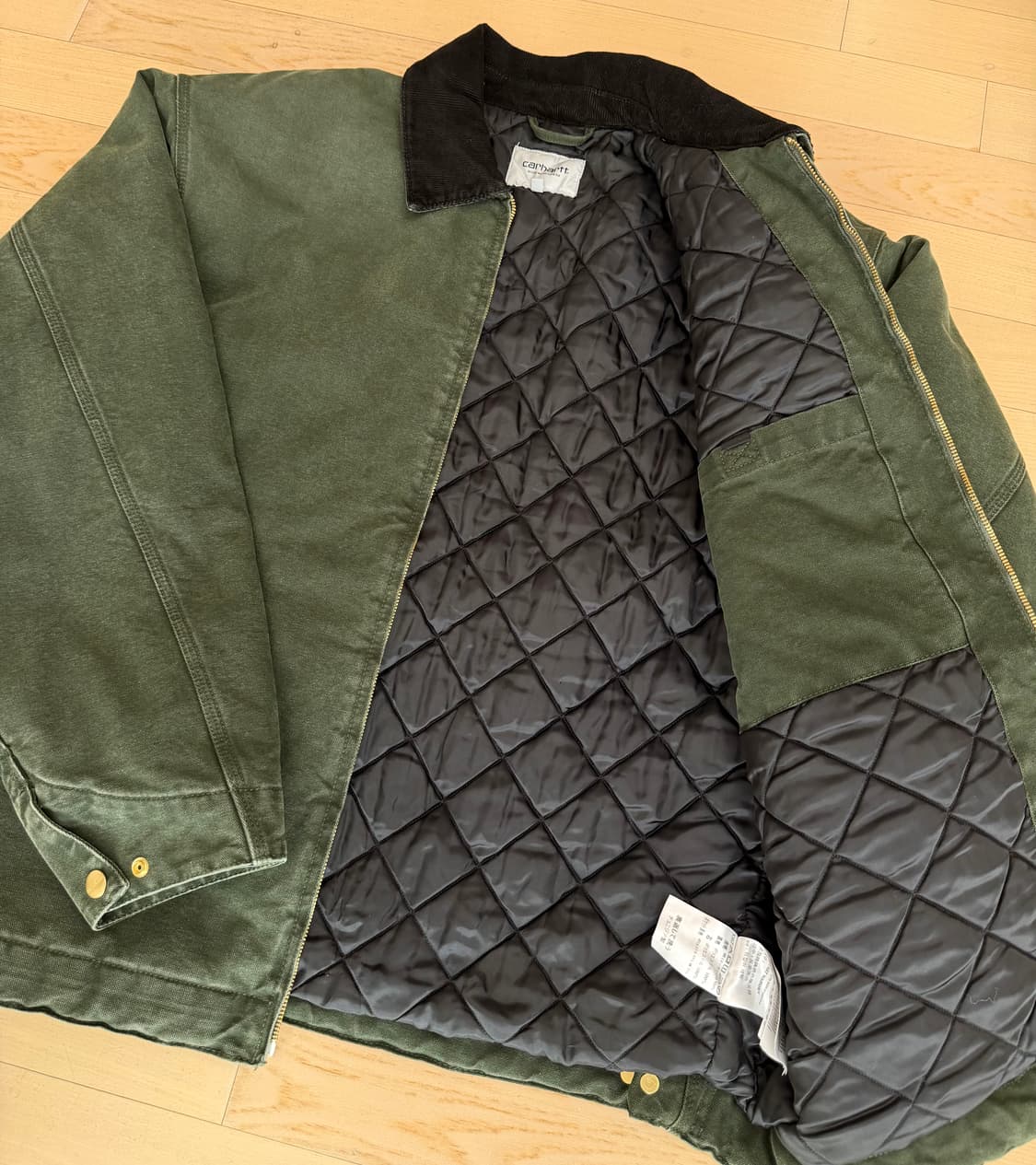 칼하트 WIP OG 디트로이트 자켓 올리브 XL 상품이미지4