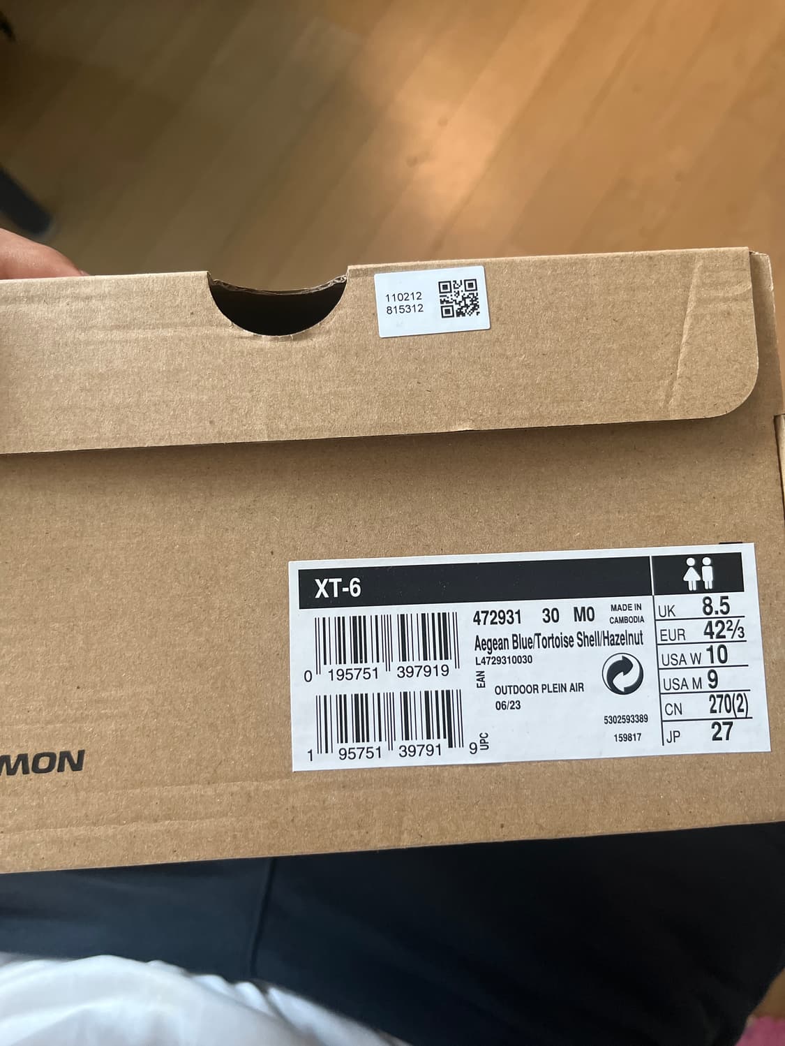 살로몬 xt6 에게안 블루 상품이미지5