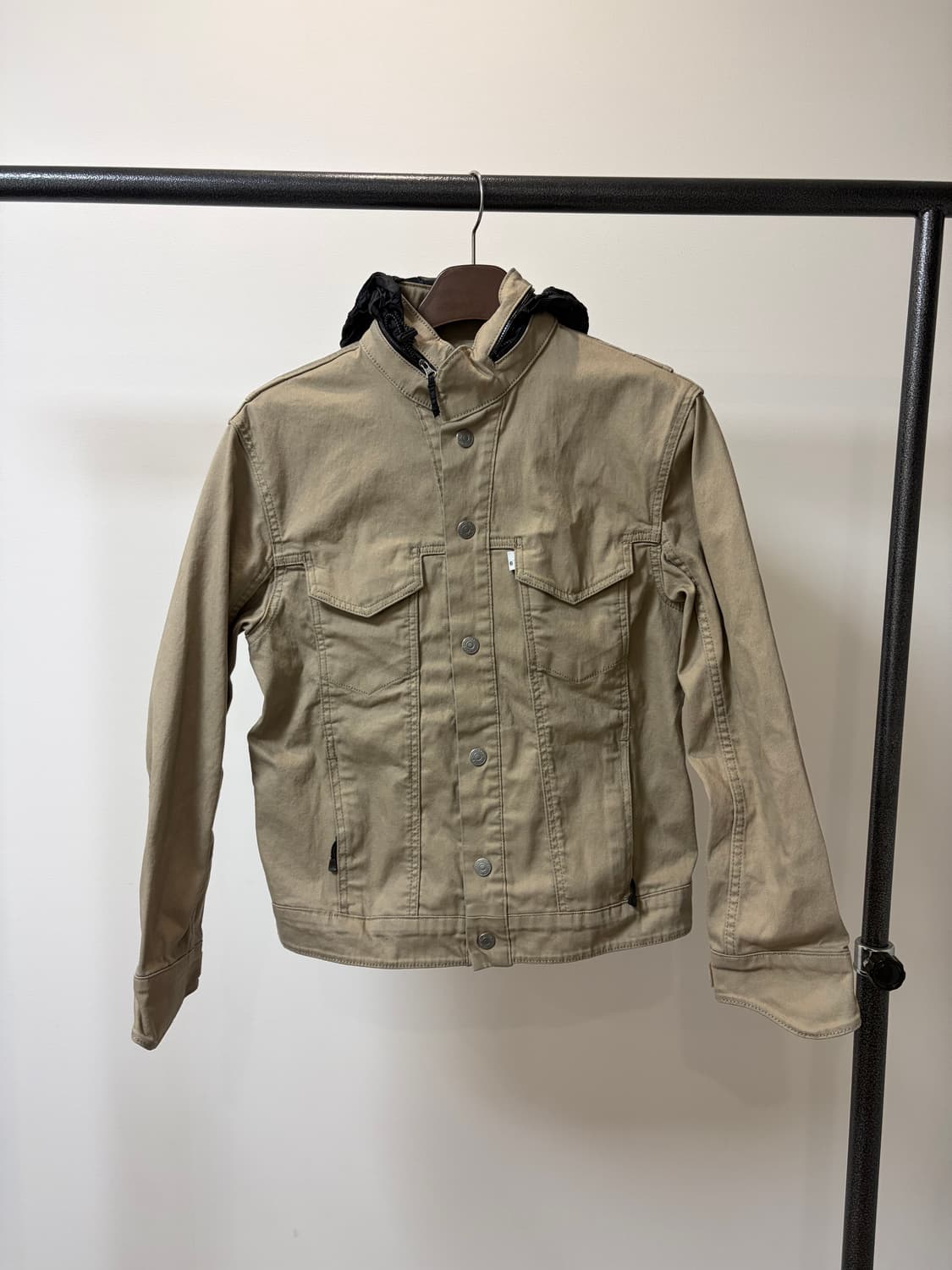 (M) levis 리바이스 화이트탭 히든 후드 유틸리티 트러커 자켓 상품이미지1