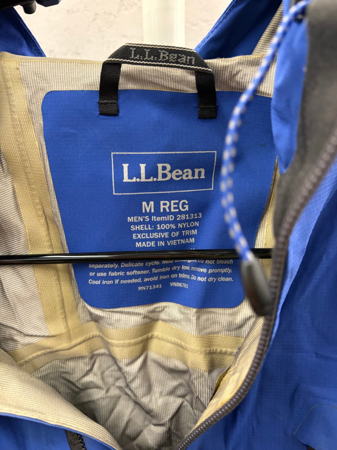 LLBean 엘엘빈 블루 바람막이 후드 자켓 M 상품이미지4