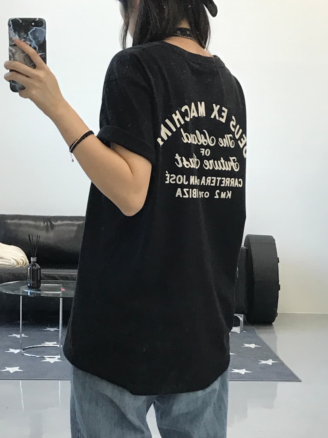 데우스 엑스 마키나 블랙 반팔 상품이미지3